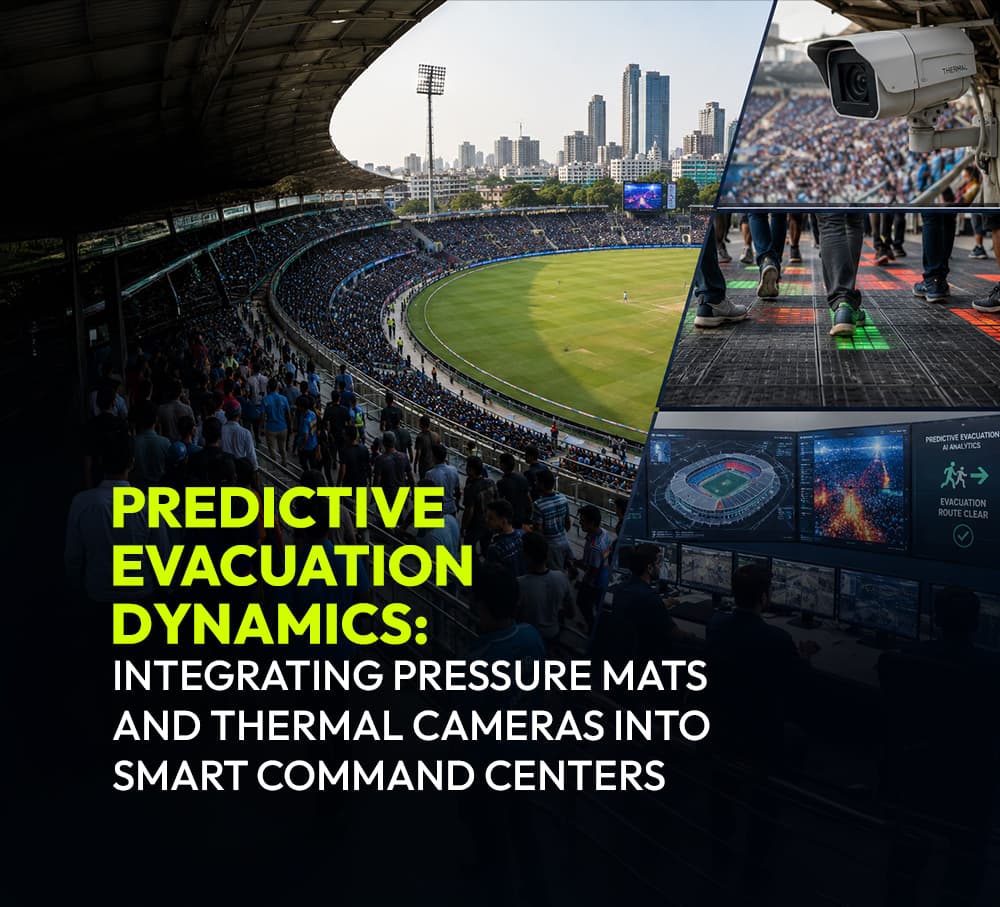 Predictive Evacuation Dynamics: Integrating Pressure Mats and Thermal Cameras into Smart Command Centers