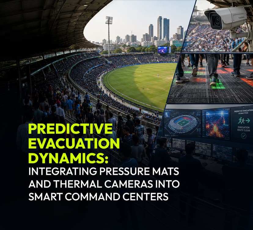 Predictive Evacuation Dynamics: Integrating Pressure Mats and Thermal Cameras into Smart Command Centers