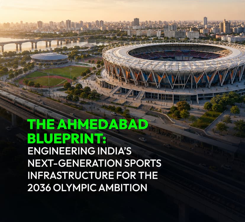 The Ahmedabad Blueprint: Engineering India’s Next-Generation Sports Infrastructure for the 2036 Olympic Ambition